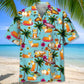 Corgi Beach Hawaiian Shirt