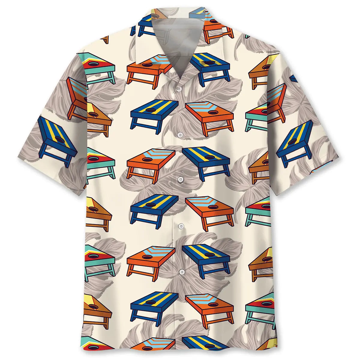 Hawaiian Shirt / Adults / S Cornhole Hawaiian Shirt