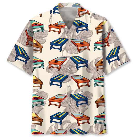 Hawaiian Shirt / Adults / S Cornhole Hawaiian Shirt