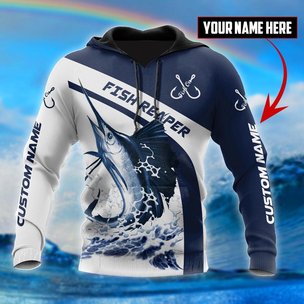 Collection Custom Name Sailfish Fishing – 3D Hoodie