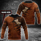 Bull Rider Custom Name Art – 3D Hoodie