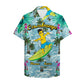 Hawaiian Shirt / Adults / S Cowabunga Simpsonalized Surfing Boy Unisex Hawaiian Shirt Aloha Shirt