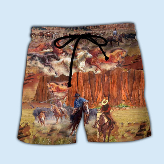 Freedom Life Cowboy Strong Spirit – Beach Short