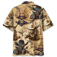 Cowboy Skull Fighter Hawaiian Shirt