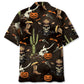 Cowboy Skull Halloween Hawaiian Shirt