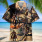 Cowboy Western Town Hawaiian Shirt
