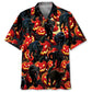 Hawaiian Shirt / Adults / S Creepy Black Cat Pumpkins Hawaiian Shirt
