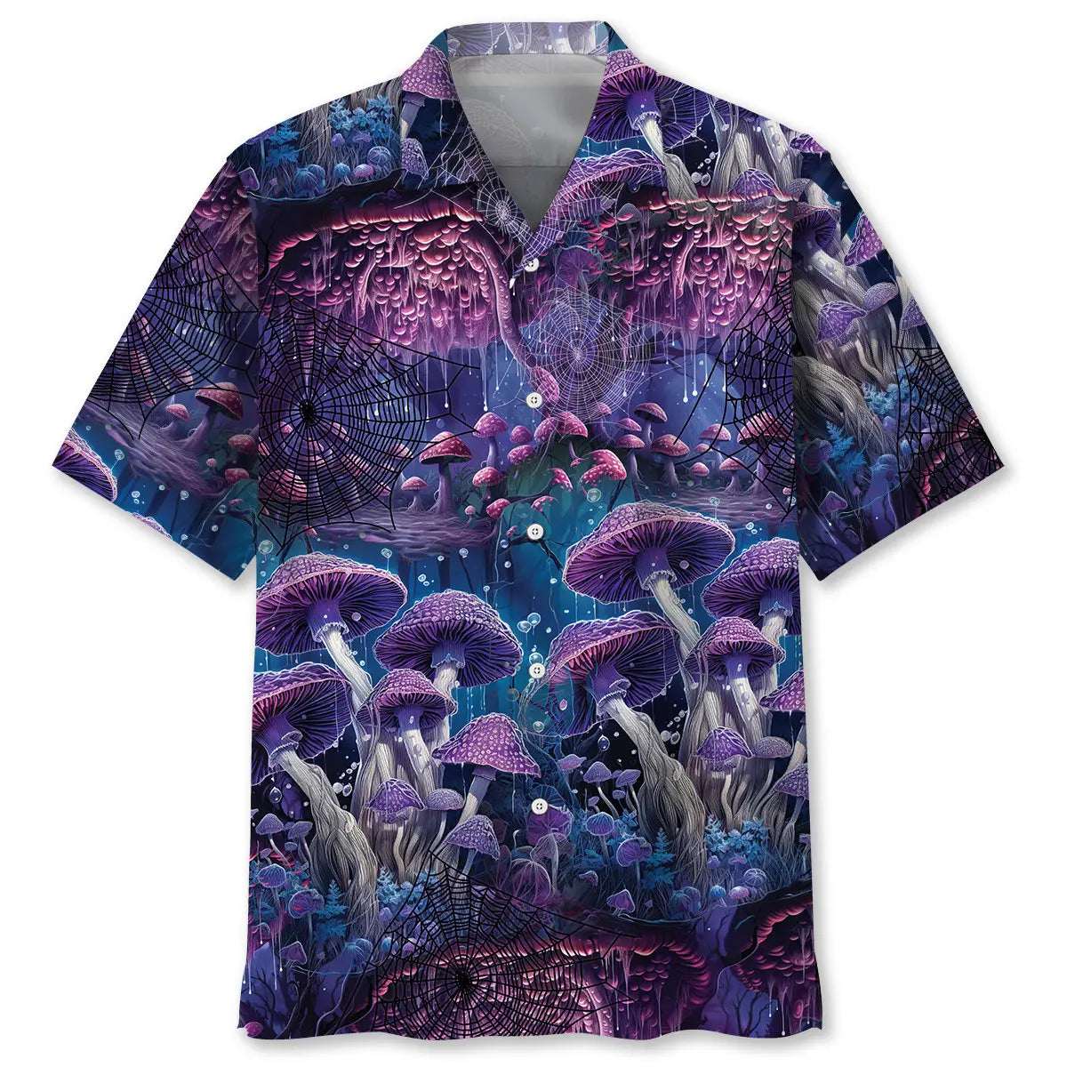 Hawaiian Shirt / Adults / S Creepy Mushroom Hawaiian Shirt