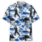 Hawaiian Shirt / Adults / S Cricket Blue Nature Hawaiian Shirt