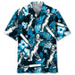 Hawaiian Shirt / Adults / S Cricket Hibiscus Blue Hawaiian Shirt