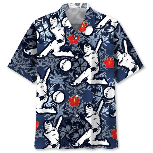 Hawaiian Shirt / Adults / S Cricket Hibiscus Hawaiian Shirt