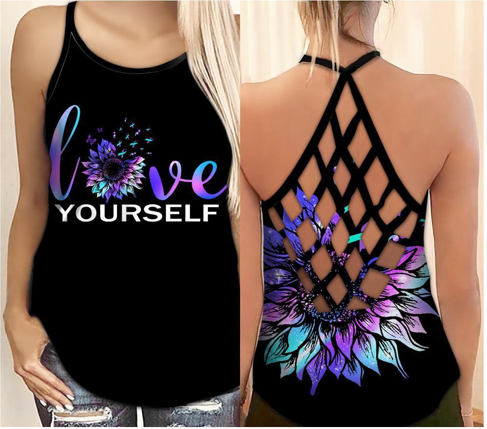Suicide Awareness Love Yourself – Hollow Tank Top