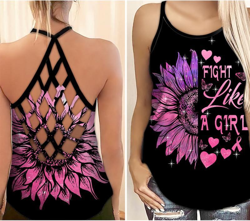 Breast Cancer Fight Like A Girl Limited Edition – Hollow Tank Top