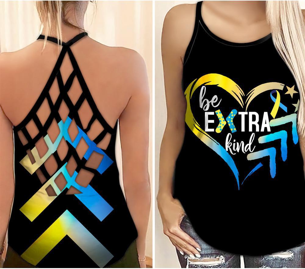 Down Syndrome Awareness Be Extra Kind – Hollow Tank Top