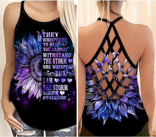 Suicide Awareness They Whispered To Her – Hollow Tank Top