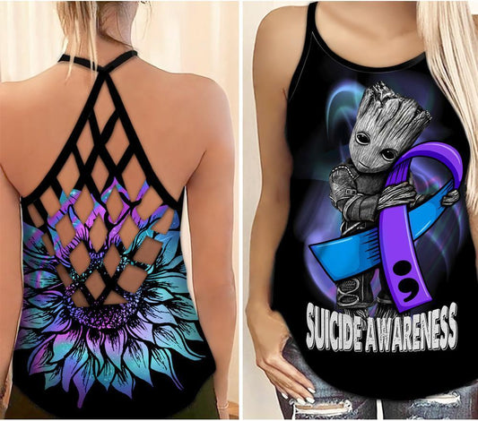 Suicide Awareness Message – Hollow Tank Top