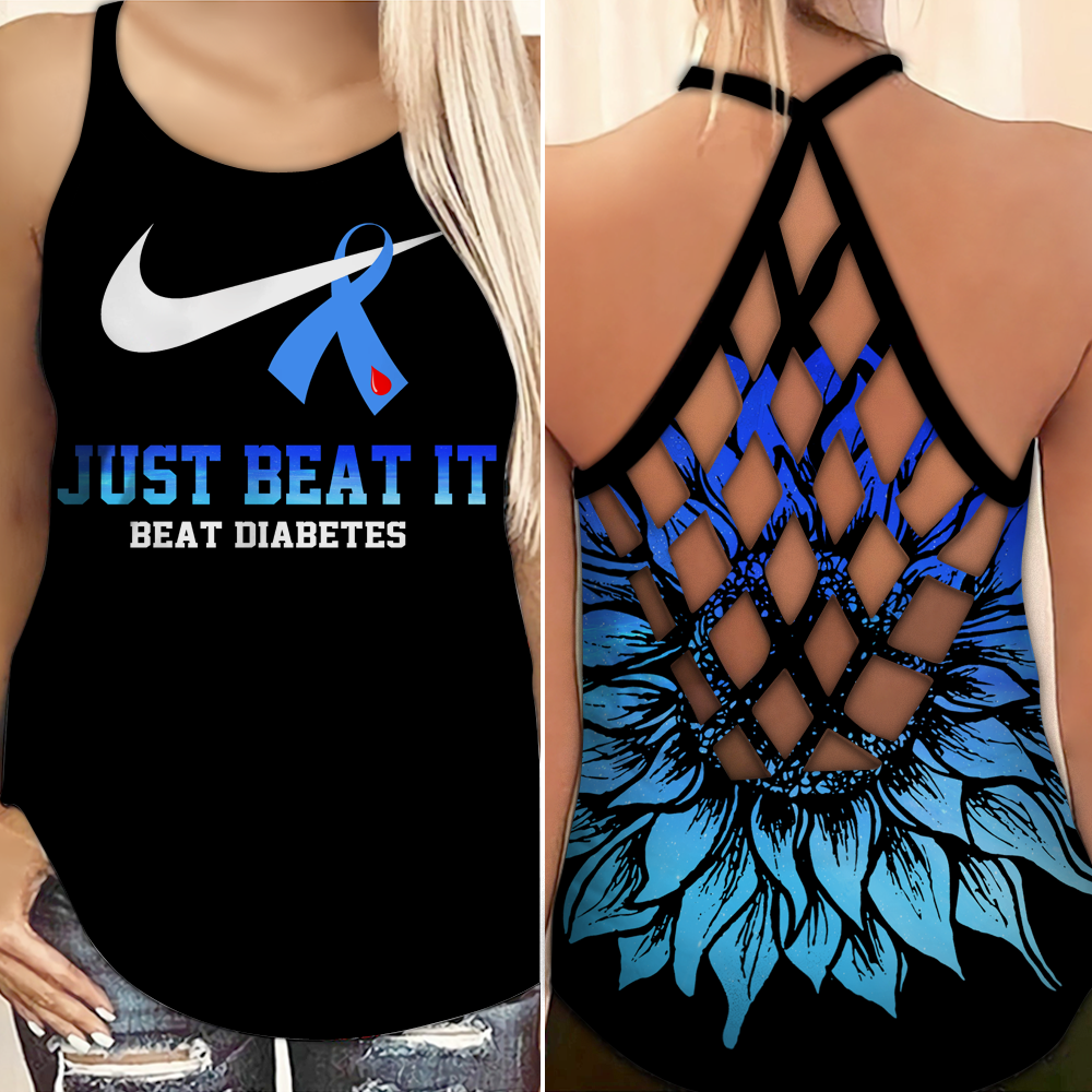 Diabetes Awareness Just Beat It – Hollow Tank Top