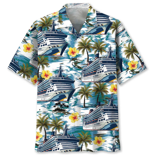 Hawaiian Shirt / Adults / S Cruise Tropical Hibiscus Hawaiian Shirt