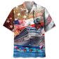 Hawaiian Shirt / Adults / S Cruise USA Hawaiian Shirt