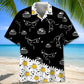 Curling Daisy Flower Hawaiian Shirt