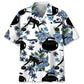 Hawaiian Shirt / Adults / S Curling White Nature Hawaiian Shirt