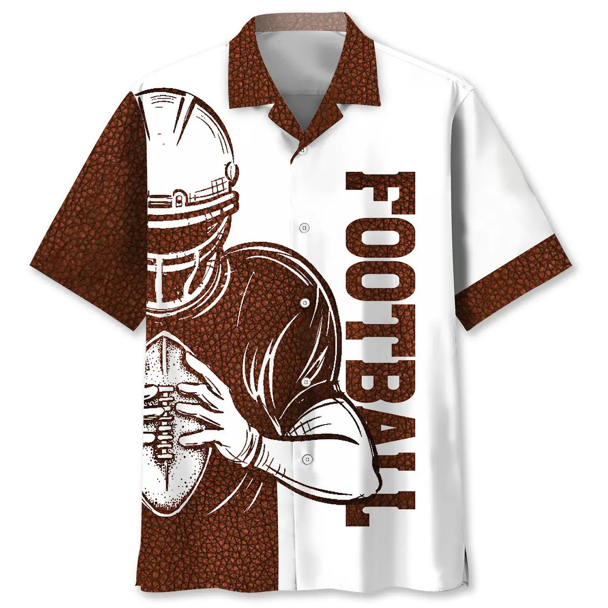 Custom Name American Football Hawaiian Shirt