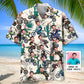 Hawaiian Shirt / Adults / S Custom Photo Face Dirt Bike Desert Hawaiian Shirt