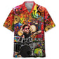 Custom Photo Face Vintage Drum Hawaiian Shirt