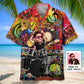 Hawaiian Shirt / Adults / S Custom Photo Face Vintage Drum Hawaiian Shirt