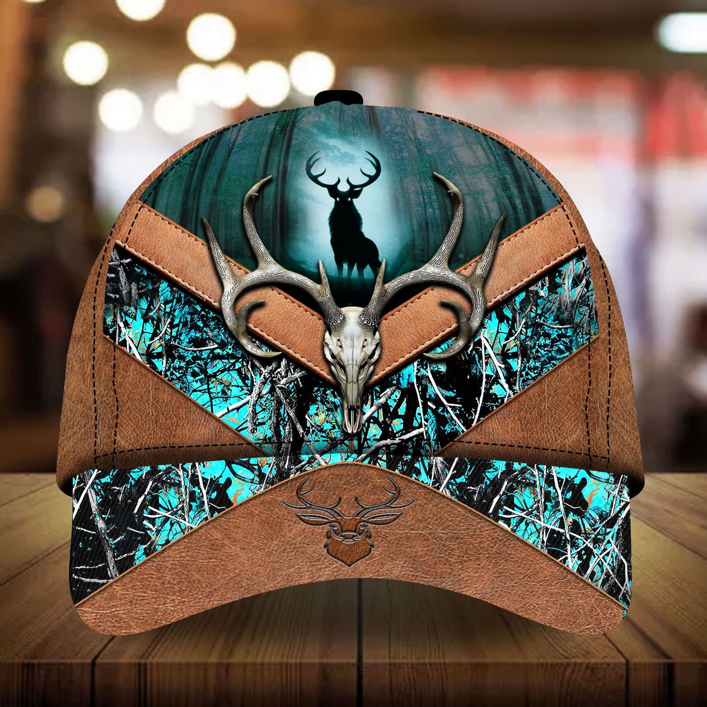 Premium Deer Hunting Leather – Classic Cap