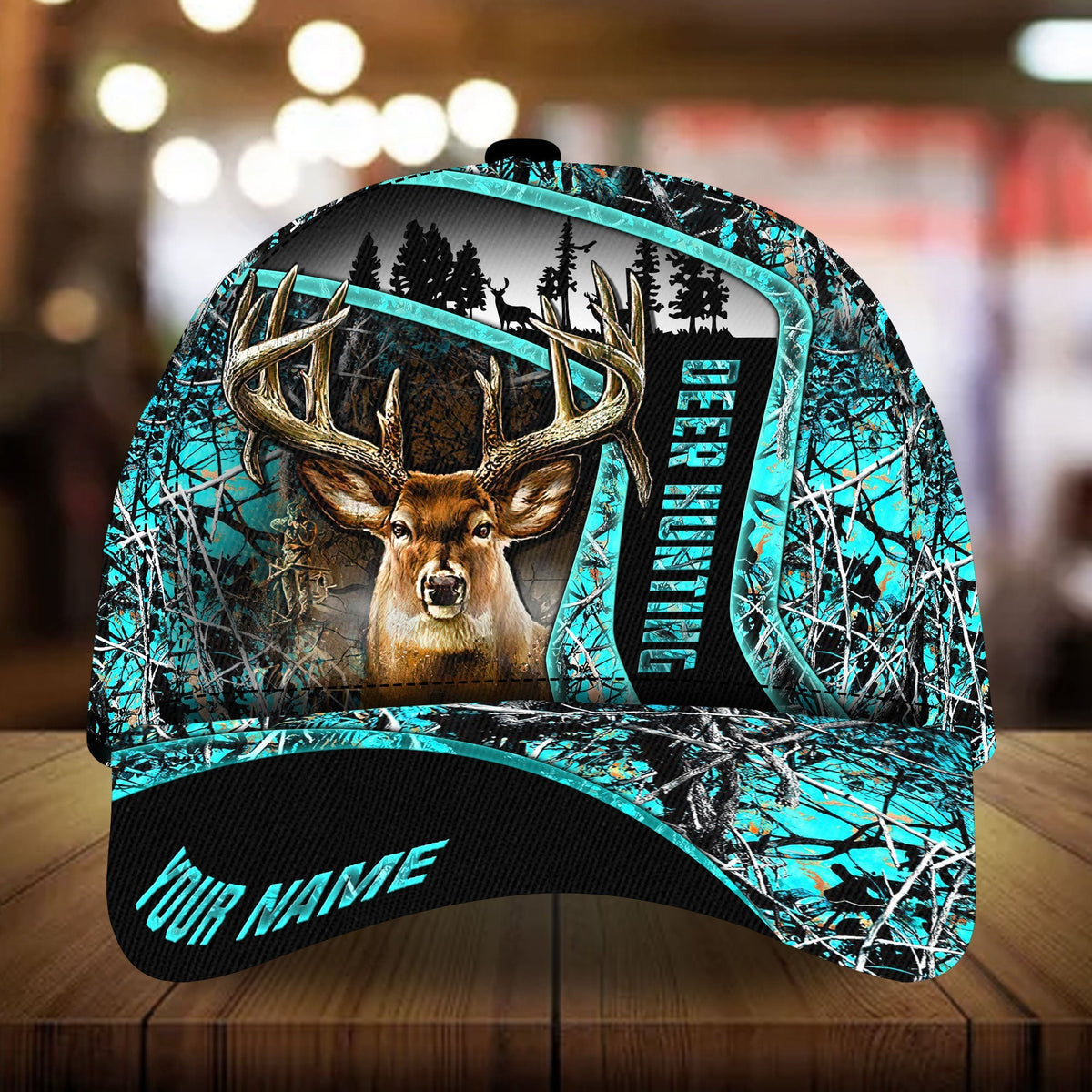 Special Deer Hunting Pattern Personalized – Classic Cap