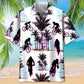 Cycling Abstract Background Hawaiian Shirt