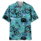 Hawaiian Shirt / Adults / S Cycling Blue Beach Hawaiian Shirt