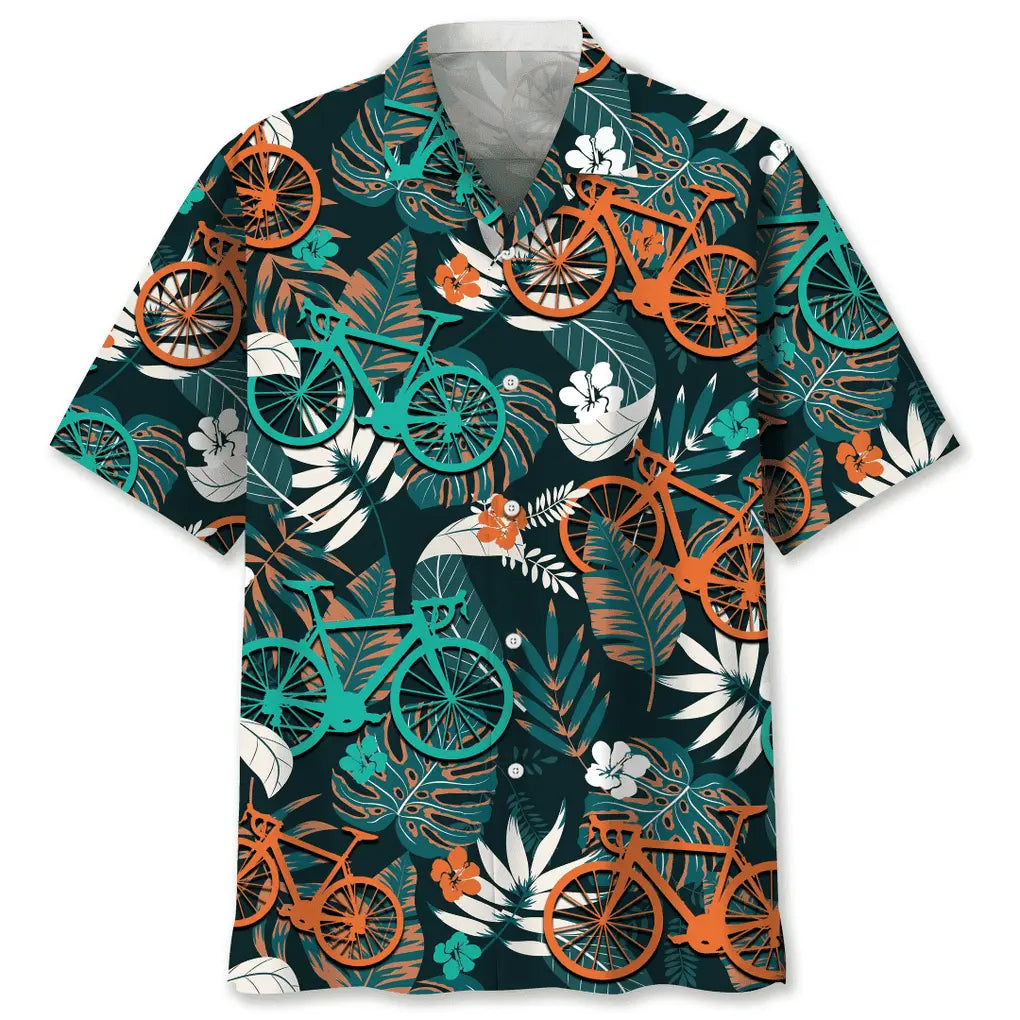 Hawaiian Shirt / Adults / S Cycling Color Tropical Hawaiian Shirt