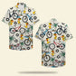 Hawaiian Shirt / Adults / S Cycling Duck Unisex Hawaiian Shirt Aloha Shirt Summer Vibe Bicycle &amp; Duck Pattern