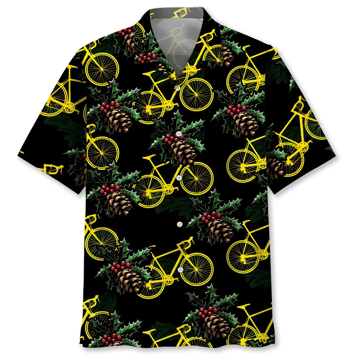 Hawaiian Shirt / Adults / S Cycling Holly Hawaiian Shirt