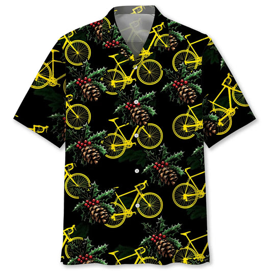 Hawaiian Shirt / Adults / S Cycling Holly Hawaiian Shirt
