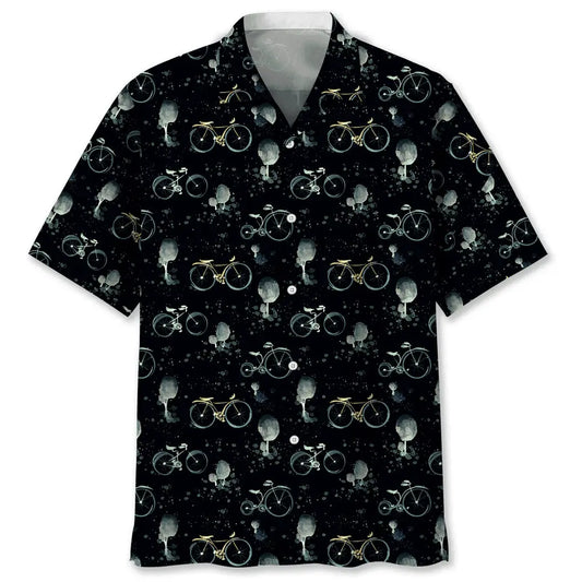 Hawaiian Shirt / Adults / S Cycling Light Vintage Hawaiian Shirt