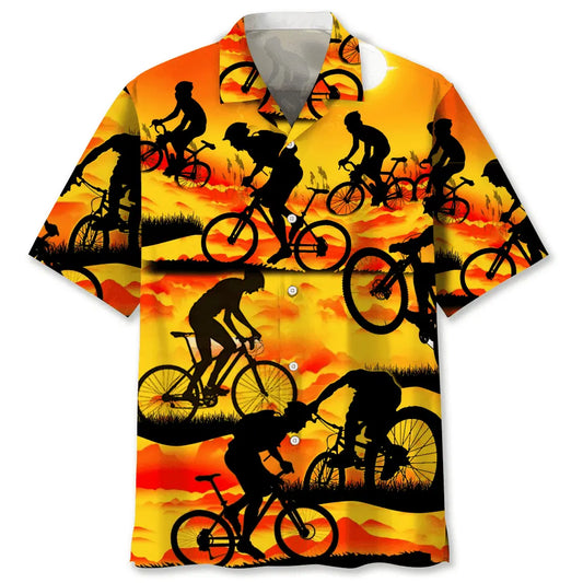 Hawaiian Shirt / Adults / S Cycling Sunshine Hawaiian Shirt