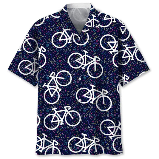 Hawaiian Shirt / Adults / S Cycling Vintage Color Hawaiian Shirt