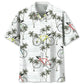 Hawaiian Shirt / Adults / S Cycling White Coconut Hawaiian Shirt
