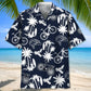 Cycling White Hawaiian Shirt