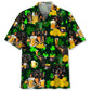 Hawaiian Shirt / Adults / S Dachshund Beer Irish St.Patrick Day Hawaiian Shirt