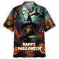 Hawaiian Shirt / Adults / S Dachshund Happy Halloween Hawaiian Shirt
