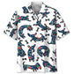 Hawaiian Shirt / Adults / S Dachshund Seamless Tropical Pattern Hawaiian Shirt