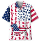 Hawaiian Shirt / Adults / S Dachshund Usa Flag Hawaiian Shirt