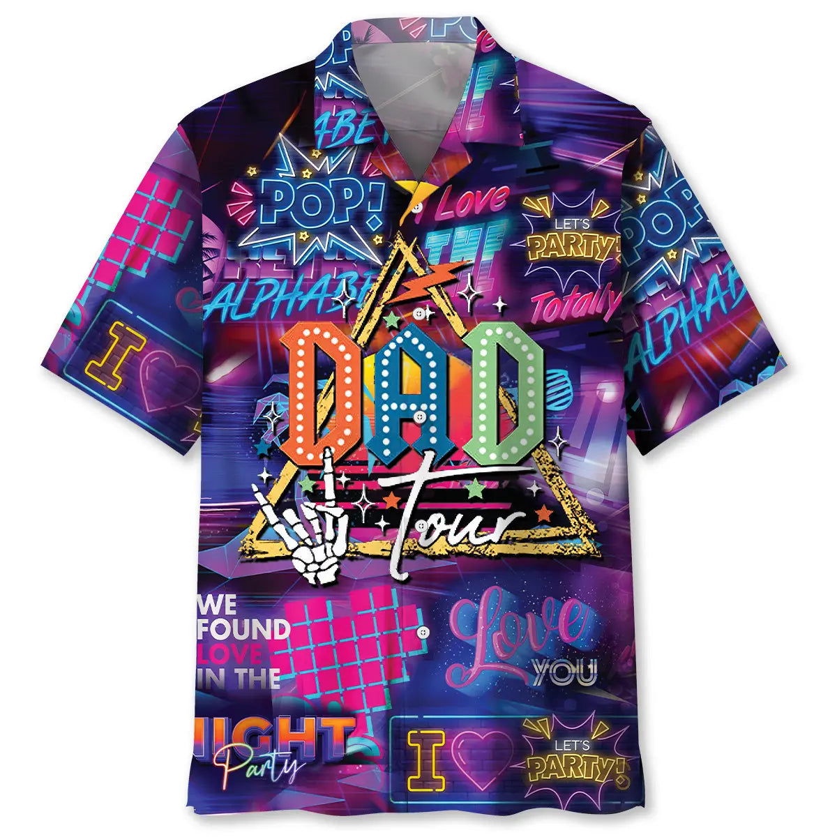 Hawaiian Shirt / Adults / S Dad Tour The Fatherhood Hawaiian Shirt