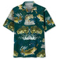Hawaiian Shirt / Adults / S Dark Green Fishing Hawaiian Shirt