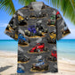 Dark Quarter Midget Car Racing Hawaiian Shirt