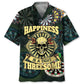 Hawaiian Shirt / Adults / S Dart Skull Happiness Hawaiian Shirt